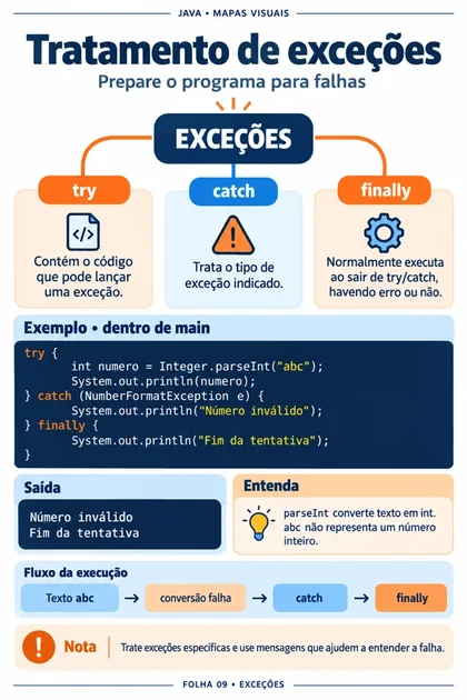 Tratamento de exceções em Java